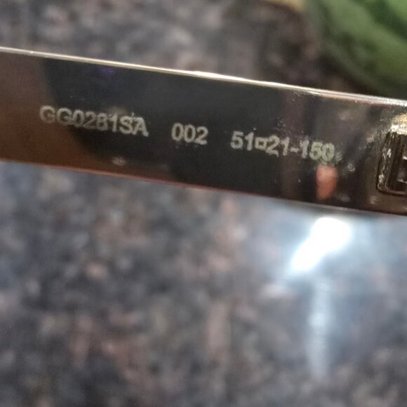 Authentic GUCCI GG0281SA-002 51-21-150 Havana Women’s Sunglasses MSRP $465 - Picture 7 of 7